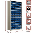Кассетница Система хранения с пластиковыми ящиками HONEYCOMB Ironbox Max 400 4109 M-КСV400