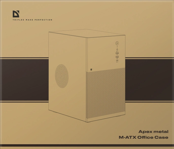 Корпус компьютерный Defender Apex Metal белый, mATX,Type C 3.0 ,USB3.0 25022