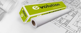 Бумага Evolution PPC DRAFT Paper 75gr A2 0.420x150 м аналог 450L90237M кратно 2 шт 2104505