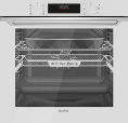 Духовой шкаф электрический Simfer B6EC68025, 80л, дверца с 3 стеклами, белый