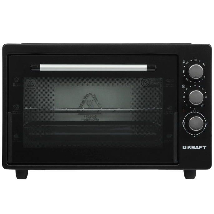 KRAFT KF-MO 3800 BL Мини-печь, 38 л, черный