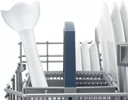 Блендер Bosch MSM6B100 погружной, мощность 250Вт, 1 скорость, нож блендера специальной формы из высококачественной нержавеющей стали, съемная ножка блендера из термоустойчивого пластика, белый