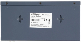 Коммутатор HiWatch DS-S1008GP L2 8x100Мбит/с 2x1Гбит/с 1SFP 8PoE 58W неуправляемый