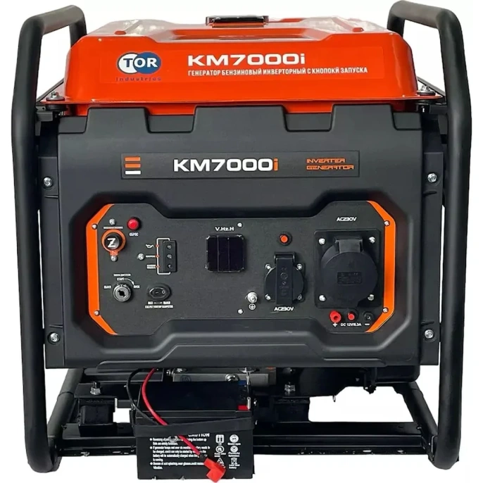 Инверторный бензиновый генератор TOR KM7000i 7,0 кВт 220В 25 л с кнопкой запуска 1025977