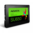 Твердотельный накопитель/ ADATA SSD Ultimate SU650, 480GB, 2.5" 7mm, SATA3, 3D TLC, R/W 520/450MB/s, IOPs 40 000/75 000, TBW 280, DWPD 0.5 3 года ASU650SS-480GT-R