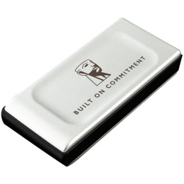 500ГБ Внешний диск SSD Kingston XS2000 SXS2000/500GA, USB 3.2 Gen 2x2, запись - 2000МБ/с, чтение - 2000МБ/с, серебристый