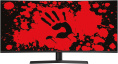 34" Монитор BLOODY MN340W, 3440x1440, VA, 180Гц, 1хHDMI, 1хDP, изогнутый, черный