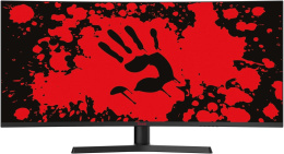 34" Монитор BLOODY MN340W, 3440x1440, VA, 180Гц, 1хHDMI, 1хDP, изогнутый, черный