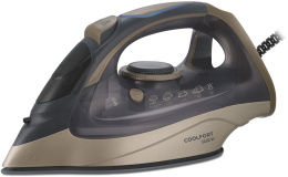 Утюг COOLFORT CF-3410, с паровым ударом, 3400Вт, с автоотключением, сиреневый и золотистый