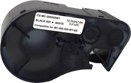 Картридж ленточный Cactus CS-MC-500595WT черный на белом 12.7x7.6 для Brady BMP-41/BMP-51/BMP-53-PC-Linked с чипом