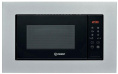 Встраиваемая микроволновая печь Indesit MWI 120 GX, 20л, 800Вт, нержавеющая сталь [869890600010]