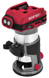 Аккум. фрезер кромочный WORTEX CMM 1835-1 в кор. ALL1 XLT SOLO БЕСЩЕТ., 18 В, цанга 6/8, рег. об. (2322180)