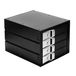 Корзина для HDD ExeGate HS435-01 (универсальная, на 4*3,5" SATA/SAS HDD, занимает 3*5,25" отсека, RTL) EX264645RUS