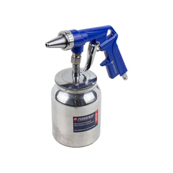 Пескоструйный пневматический пистолет с бачком Forsage F-2376(17361)