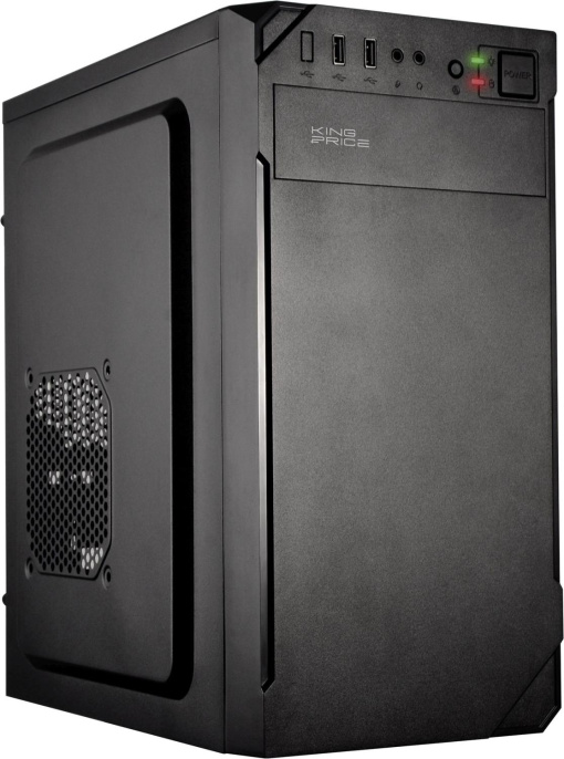 Корпус mATX KINGPRICE KPCC-MN209, Mini-Tower, без БП, черный
