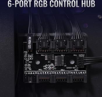 Корпус ATX Aerocool Python-G-BK-v1, Midi-Tower, без БП, черный