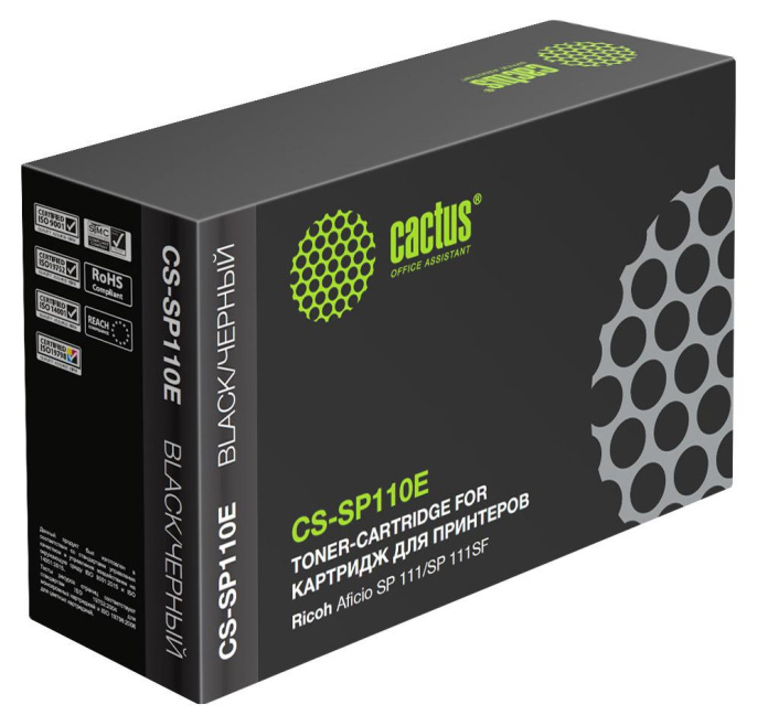 Картридж лазерный Cactus CS-SP110E 407442 черный 2000стр. для Ricoh Aficio SP 111/SP 111SF