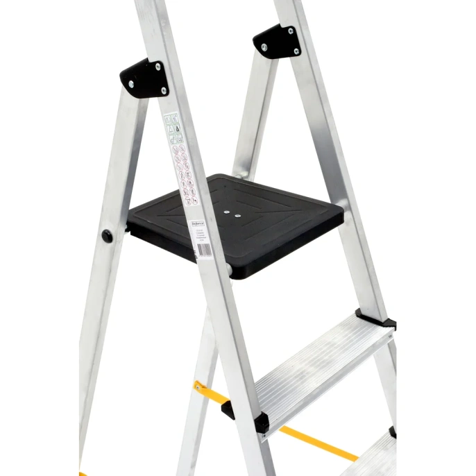 Алюминиевая стремянка с алюминиевым лотком Inforce 5 ступеней СП-01-05