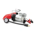 Воздушный компрессор AUTOPROFI 60 л./мин., 12v/23a, 280w, шланг 3 м., шнур питания 3 м., питание от акб, клапан для регулир. давления, набор из 4-х переходников для надувн. изделий, сумка AK-600