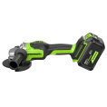 Greenworks GD24AG 24В Угловая шлифовальная машина акк, б/щет, 125 мм, 10500 об/мин,1х8Ач,ЗУ,кор [3200207CUH]