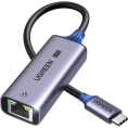 Адаптер UGREEN CM648 25051 USB-A 3.0 to RJ45 2.5G Ethernet Adapter. Цвет: серый