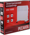 Конвектор Ресанта ОК-1000, 1000Вт, с терморегулятором, белый [67/4/1]