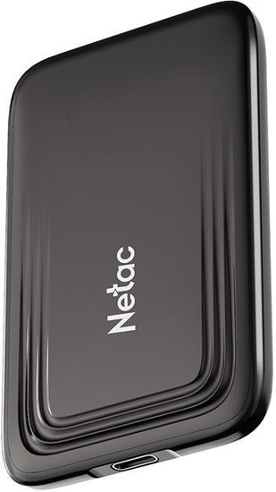 Внешний накопитель SSD USB3.2 Netac 512GB ZX20Ⅳ EVO NT01ZX20Ⅳ EVO-512G-32BK Black Type-C