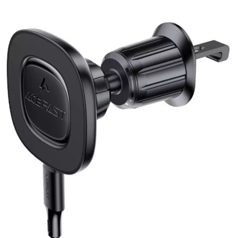 Магнитный беспроводной зарядный держатель для автомобиля ACEFAST D46 Magnetic Wireless Charging Car Holder For Air Vent - Black AF-D46-BK