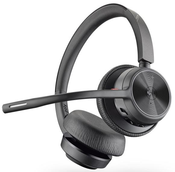 Гарнитура беспроводная VOYAGER 4320 UC,V4320-M COMPUTER & MOBILE MICROSOFT TEAMS CERTIFIED, USB-A, STEREO BLUETOOTH HEADSET, WITHOUT CHARGE STAND, WORLDWIDE 77Y98AA