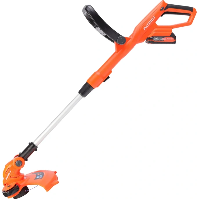 Триммер аккумуляторный садовый Patriot PT 238, 21 В, ширина скашивания 30 см 250205238