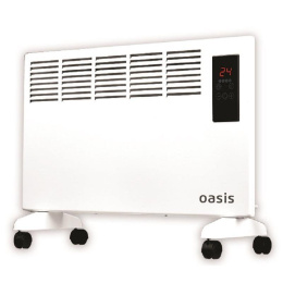 Конвектор OASIS DK-15, 1500Вт, с терморегулятором, белый