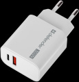 Defender Сетевое ЗУ UPA-130 USB-C/PD30W + USB-A/QC3.0, белый. 83674