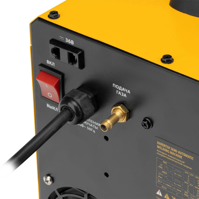 Сварочный полуавтомат Denzel IMIG-160 Synergy инвертор ММА/TIG MIG/MAG 4.5кВт