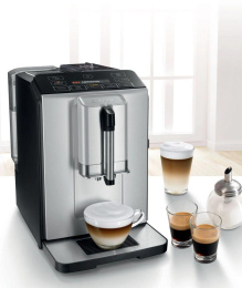 Кофемашина Bosch VeroCup 300 TIS30321RW 1300Вт серебристый