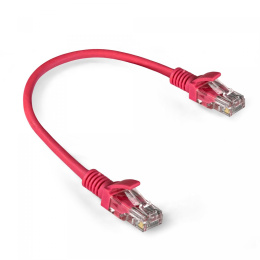 Патч-корд LSZH ExeGate UTP-RJ45-RJ45-5e-0,3M-LSZH-RD, UTP, cat.5e, 0.3м, красный EX286372RUS