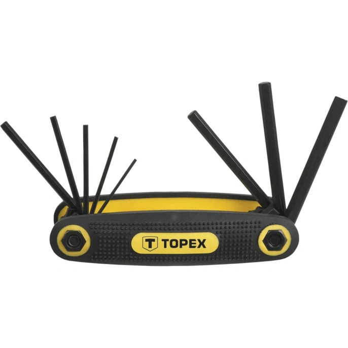 Набор шестигранных ключей TOPEX 1.5-6 мм, 8 шт. 35D958