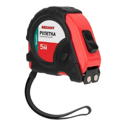 Rexant 12-9014 Рулетка измерительная Профи прорезиненный корпус, магнитная, 5м х 19мм