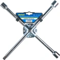 Баллонный крестовой ключ DolleX 17х19х21х1/2 усиленный, хром KBX-114
