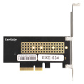 Переходник ExeGate EXE-534 M.2 M key - PCI-E x4 v3.0 для установки SSD 2230/2242/2260/2280 M.2 M key в слот PCI-E x4 EX300627RUS
