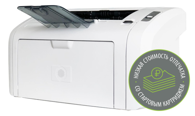 Принтер лазерный Cactus CS-LP1120W A4 белый в комплекте: картридж + кабель USB A m - USB B m