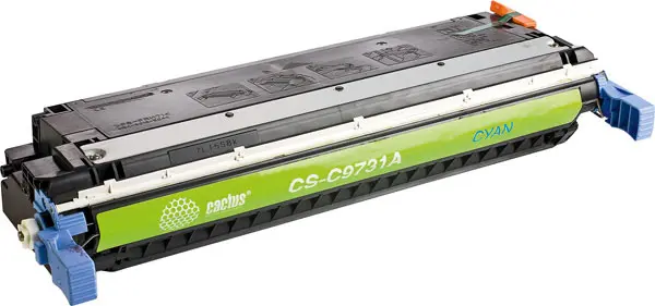 Картридж лазерный Cactus CS-C9731AR голубой (13000стр.) для HP CLJ 5500/5550