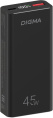Внешний аккумулятор Power Bank Digma DGPF10E, 10000мAч, черный [dgpf10e45abk]