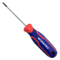 Отвертка WorkPro PH0X75мм (WP221025) (крестовая, хром-ванадиевое лезвие, черный магнитный наконечник, эргономичная ручка для удобного захвата)