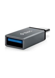 Конвертер TTEC Type-C - USB-A 3.0 OTG Converter. Цвет: серый