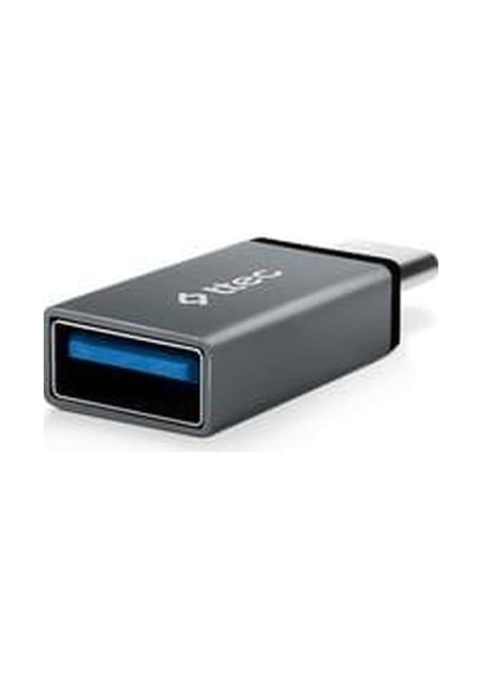 Конвертер TTEC Type-C - USB-A 3.0 OTG Converter. Цвет: серый