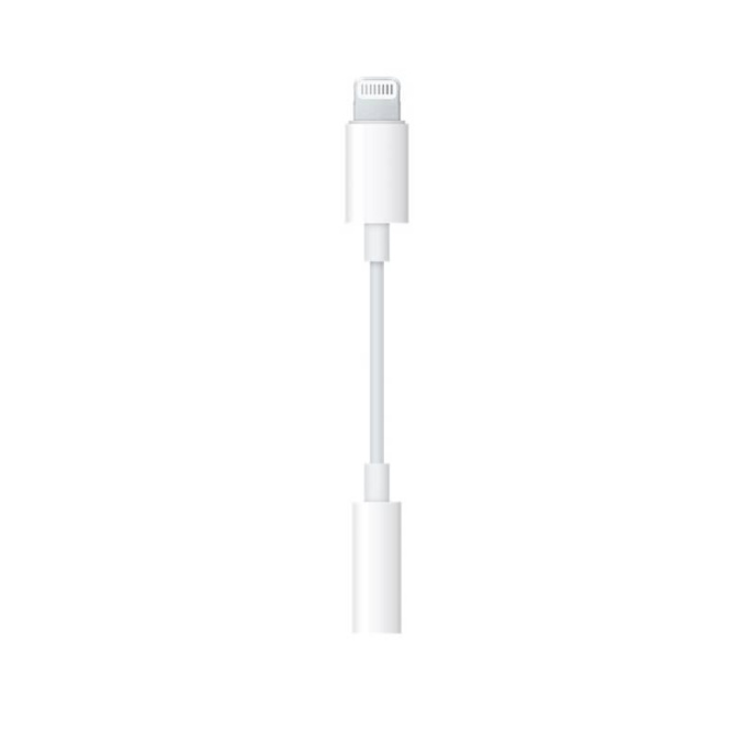 Переходник Apple MMX62ZM/A, Lightning m - Jack 3.5 f , белый