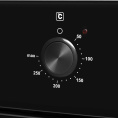 Духовой шкаф электрический DOMFY DM6642EO BG,  68л,  стекло черное