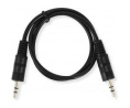 Кабель аудио NingBo JAAC002-0.5, Jack 3.5 m - Jack 3.5 m , 0.5м, черный