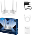 Роутер беспроводной Cudy WR3000E AX3000 10/100/1000BASE-TX черный