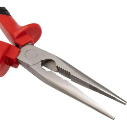 Rexant 12-4618 Тонкогубцы 200 мм никелированные, двухкомпонентные рукоятки